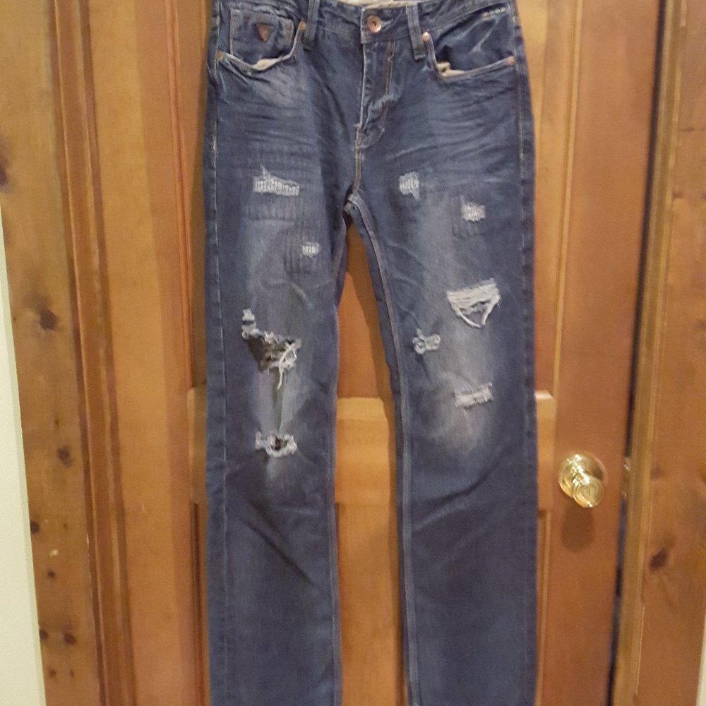 GUESS jeans - Slim Straight leg ripped